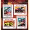 NIGER 2016 - Masini de pompieri / set complet - colita+bloc MNH