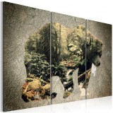 Cumpara ieftin Tablou - The Bear in the Forest 60x40 cm