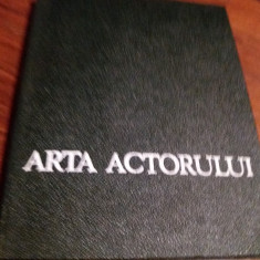 ARTA ACTORULUI_MANUAL PT. UZUL STUDENTILOR ANUL 1 , SECTIA ARTA DRAMATICA , 1970