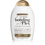 OGX Bonding Plex balsam pentru regenerare pentru păr foarte deteriorat și v&acirc;rfuri despicate 385 ml