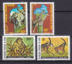 Benin 1979 fauna MI 191-194 MNH ww82
