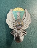 Insigna parasutist militar 1977 1989 RSR fara clasa