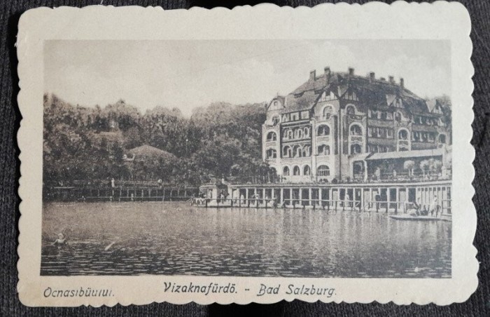Carte postala, Ocna Sibiului, 1910