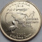 Moneda 25 cents 2002 USA, Louisiana, unc, litera D