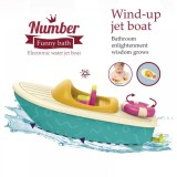 Barca interactiva pentru baie &ndash; Jucarie cu jet de apa si mecanism wind-up pentru copii