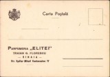 A871 Carte poștală tipizată Parfumeria Elitei Sinaia, perioada interbelică