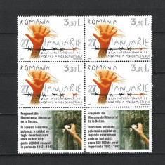 ROMANIA 2007 - ZIUA INTERNATIONALA A HOLOCAUSTULUI, BLOC, MNH - LP 1754