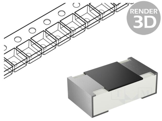 Set rezistoare SMD 0805 &plusmn;1% 10&Omega;-1M&Omega; ROYALOHM Nr.val: 121