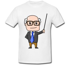 Tricou &amp;quot; Professor cartoon &amp;quot; foto