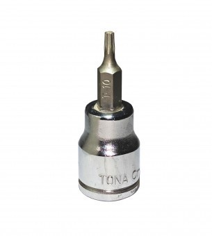Bit torx T10 cu adaptor 1/4, 37mm foto