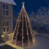 vidaXL Instalație lumini brad de Crăciun cu 500 LED-uri, 500 cm