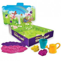 Set Nisip Kinetic- Kinetic Sand, Butterfly Garden, 340 g foto