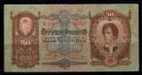 Ungaria 1932 - 50 pengo, circulata