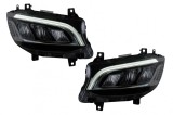 Faruri Full LED Mercedes Sprinter W907 Halogen (2019-2023) Negru Performance AutoTuning