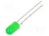 Dioda LED 5mm, verde, convex, 1.8...2.6V, OPTOSUPPLY - OSNG5134B