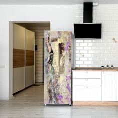 Autocolant imprimat pentru Frigider, 200 x 90cm, model KM-FRIDGE-08 foto