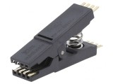 Clips de măsurare aurit DIL8 7mm negru