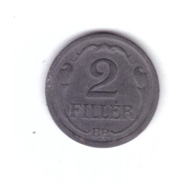 Moneda Ungaria 2 filler/filleri 1943, stare buna, curata foto