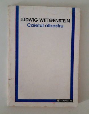 Ludwig Wittgenstein Caietul albastru foto