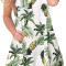 Femei Rochii de Vară Plajă Casual Tricou Plus Size Floral M&acirc;necă Scurtă Loo