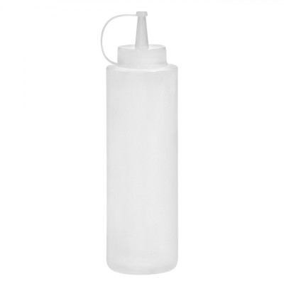 Recipient Plastic, Model Fără Brand, Capac Picurător, Capacitate 700 ml, Transparent foto