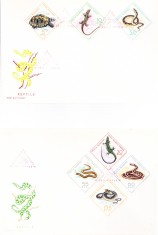 TSV - PLICURI 1965 FDC LP 601 REPTILE foto