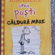 Jurnalul Unui Pusti. Caldura Mare, Jeff Kinney - Editura Arthur, cartonata, 224