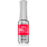 Orly Gelfx Gel unghii cu gel folosind UV / lampă cu LED culoare Hot Shot 9 ml