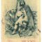 2237 - ETHNIC, Shepherd, Cioban, Litho, Romania - old postcard - used - 1901