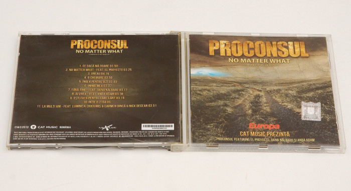 Proconsul &ndash; No Matter What (Gonna Keep My Head Up) - CD audio original NOU