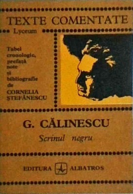 George Calinescu - Scrinul negru foto