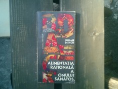Alimentatia rationala a omului sanatos - Iulian Mincu foto