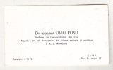bnk div Carte de vizita cu felicitare olografa - Liviu Rusu