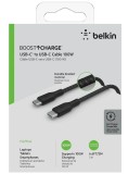 Belkin Braided Usb-c 2.0 100w Cable 2m Black