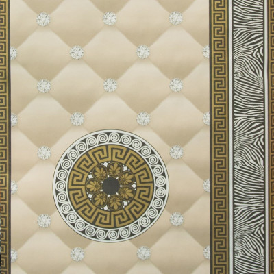 Tapet Versace Kontinent, auriu, crem, dormitor, living, 1432 foto