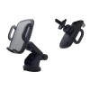 Suport Auto Universal Telefon, Parbriz/Bord/Ventilatie, Rotire 360&deg;, Prindere Dubla ALM