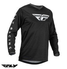 Tricou (bluza) cross-enduro pentru scuter - motocicleta Fly Racing model F-16 culoare: negru/alb Negru/alb XXL