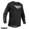 Tricou (bluza) cross-enduro pentru scuter - motocicleta Fly Racing model F-16 culoare: negru/alb Negru/alb L