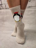 STK469-15 Sosete medii din bumbac ultrasox model pinguin