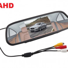 Display auto AHD de 5&quot; pe oglinda retrovizoare D706A-AHD
