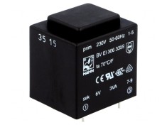 Transformator &Icirc;ncapsulat 3VA 230V 6V 500mA PCB