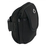 Geanta sport, Poliester, 14x19 cm, Negru