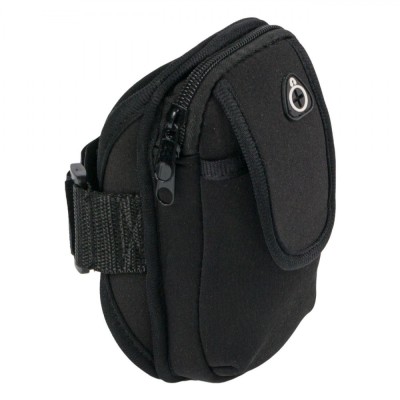 Geanta sport, Poliester, 14x19 cm, Negru foto