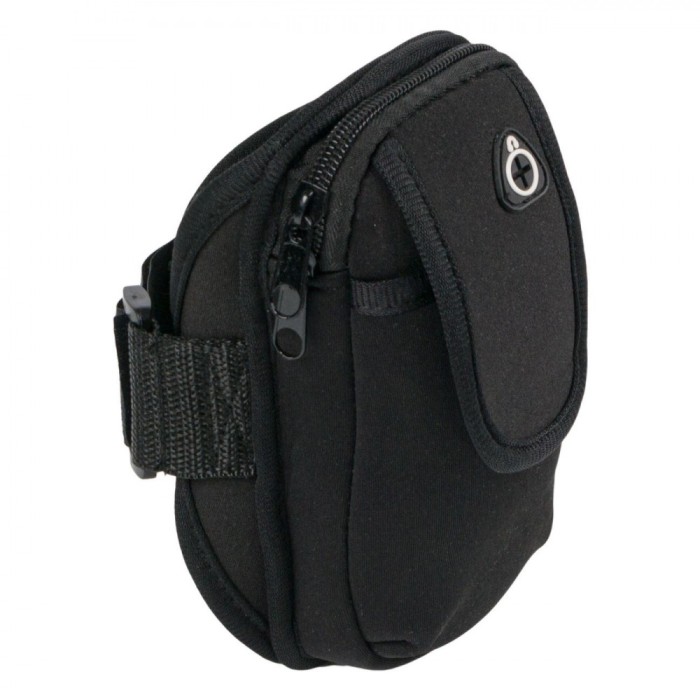 Geanta sport, Poliester, 14x19 cm, Negru