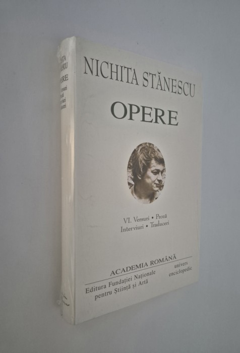 Nichita Stanescu Opere Academia Romana Volum sase Carte in tipla