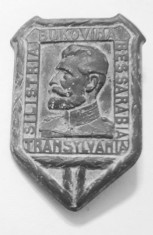 INSIGNA ROMANIEI MARI BUCOVINA SILISTRA BASARABIA TRANSILVANIA FERDINAND foto