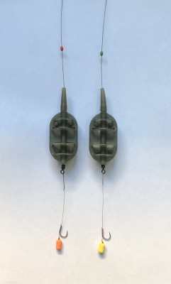 Set 2 monturi de Dunare,momitor method cu spin de momeala pentru pop-up sau wafters ,100 gr foto