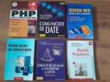 Teora, Polirom Structuri de date si algoritmi in Java , retele locale de calculatoate, PHP, Comunicatii de date, Servicii WEB, retele windows