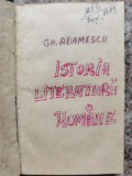 Cumpara ieftin Istoria Literaturii Romane - Gh. Adamescu, Editie Veche 1916, Romana, 534 pagini