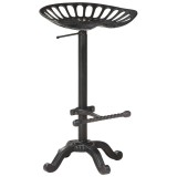 Cumpara ieftin Scaun de bar, negru, fonta